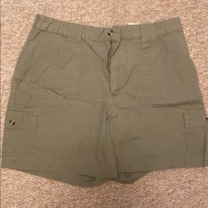 Olive green size 14 cargo shorts